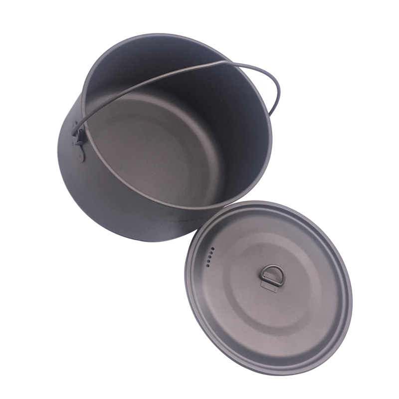 Camping Cooking Pots And Pans Set - FLAME'S العقيدة 1100 مللي 1950 مللي