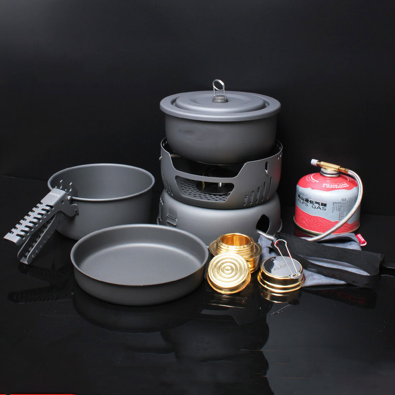 Camping Cooking Materials - طقم أطباخ 2-4 أشخاص مكون من