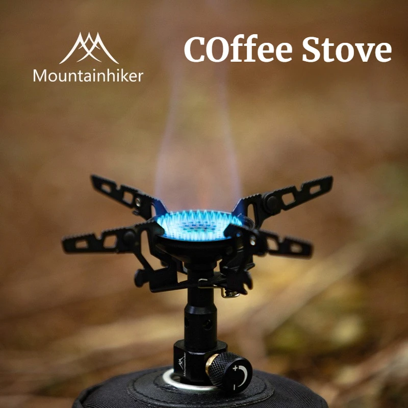 Cooking On Camping Stove - موقد غاز متنقل عالي الطاقة 3300