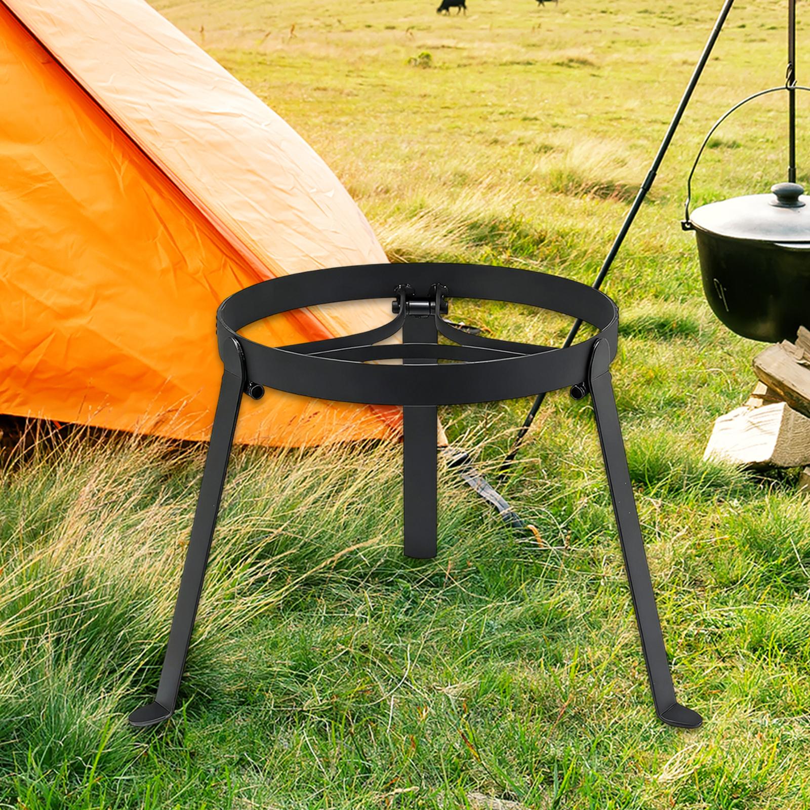 Campfire Cooking - حامل طهي قابل للطي من الحديد