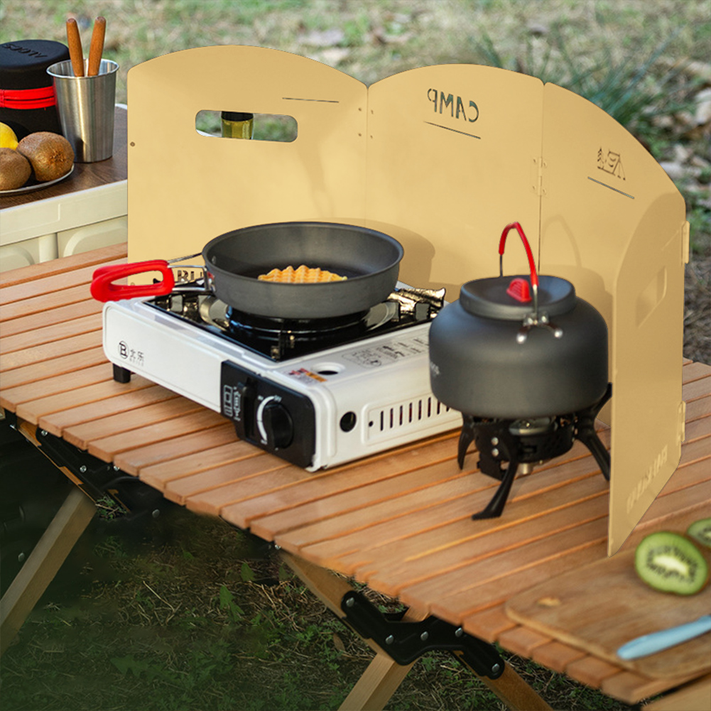 Campfire Cooking - طوي التخييم موقد غاز الزجاج الأمامي
