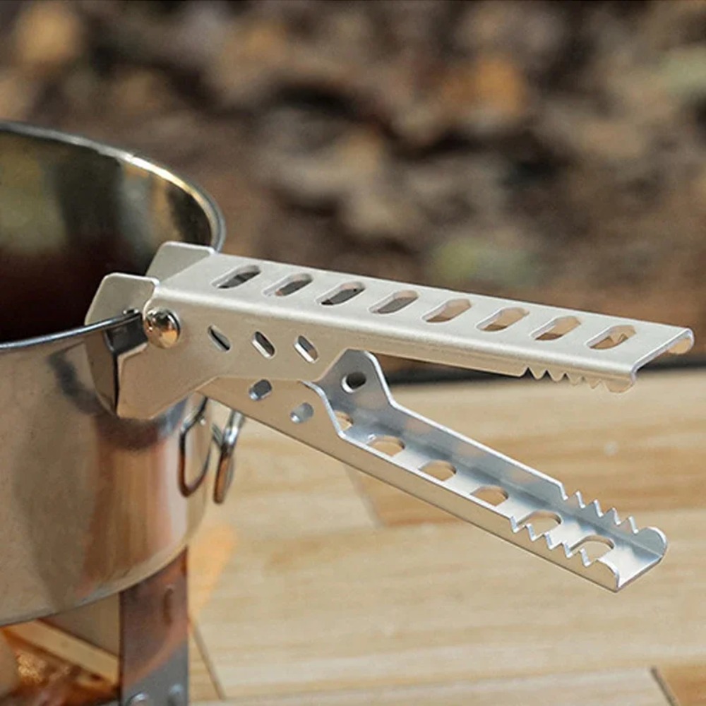 Camping Cooking Gadgets - الألومنيوم مكافحة الساخن سبائك كليب السلطانية