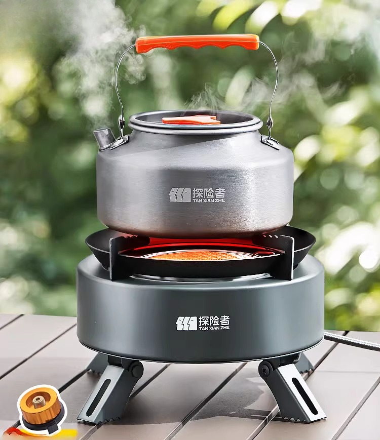 Camping Cooking Gas Stove Portable Tool - موقد غاز محمول قابل للفصل للتخييم