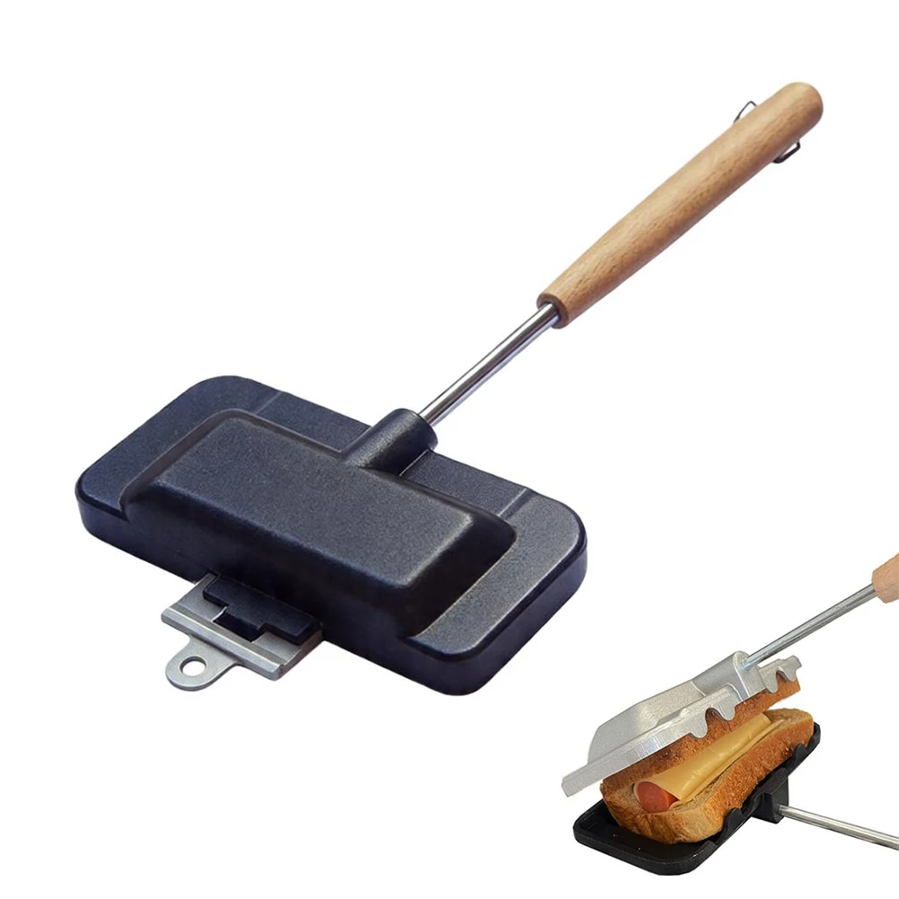 مقلاة ساندويتش من الألومنيوم غ - مراجعة Camping Cooking Utensil Roll وسعره