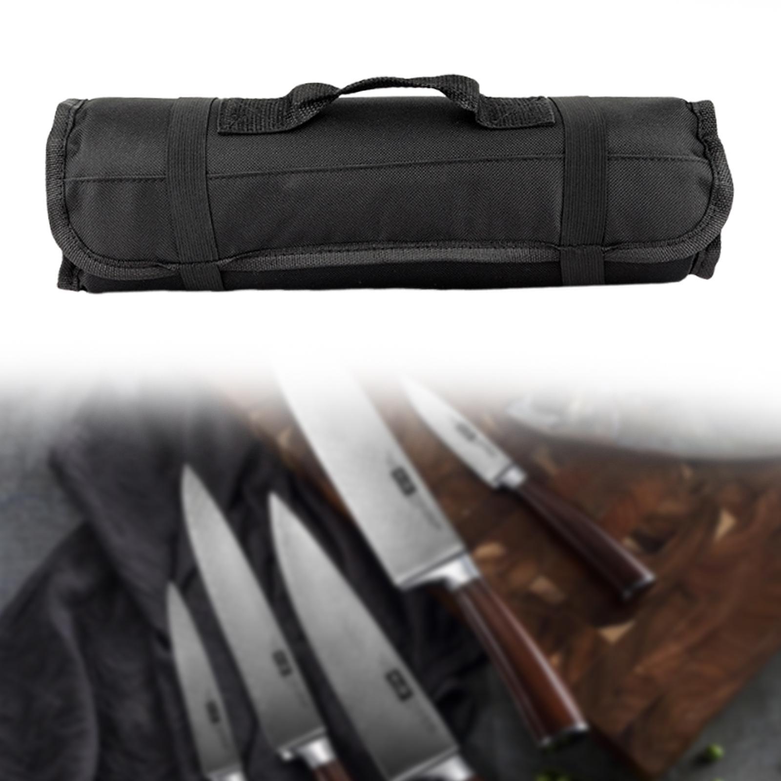 حقيبة سكاكين الشيف من قماش أكس - مراجعة Camping Cooking Utensil Roll وسعره
