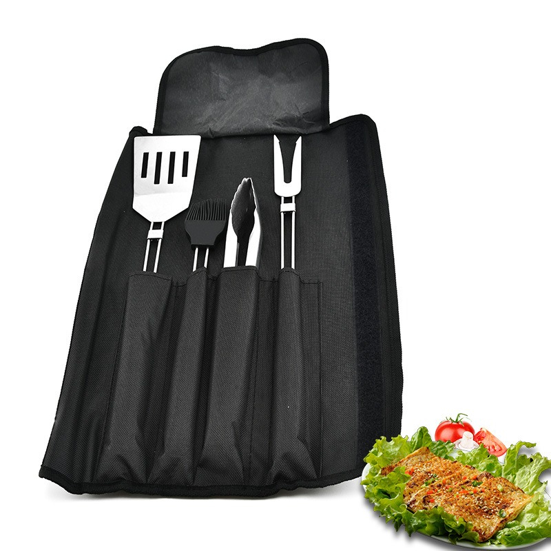 طقم أدوات شواء 4 قطع من الفولا - مراجعة Camping Cooking Set Non Stick وسعره