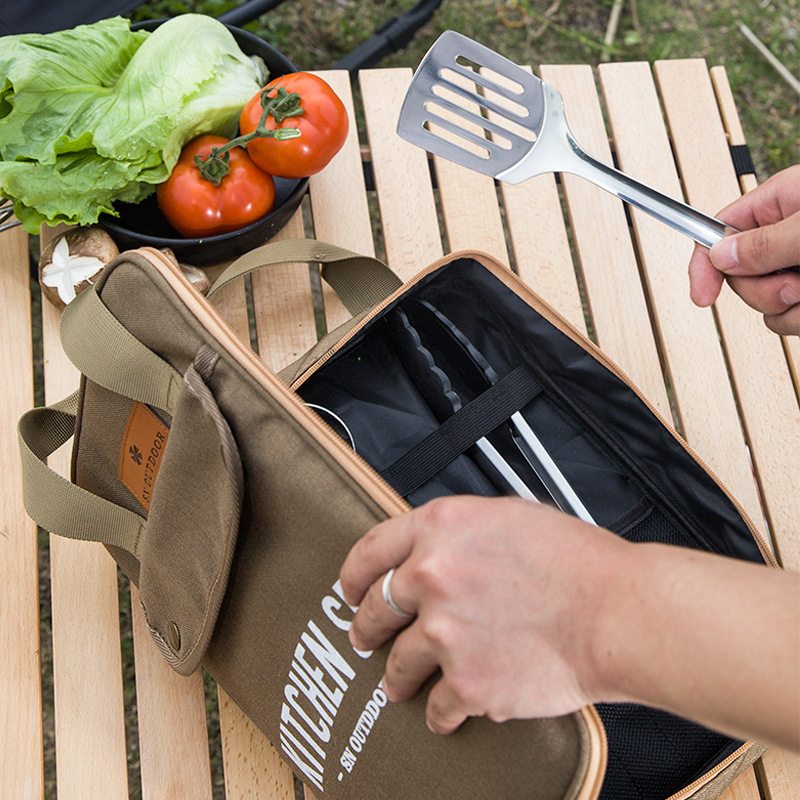 طقم أدوات طهي للتخييم مكون من  - مراجعة Camping Cooking Gadgets وسعره