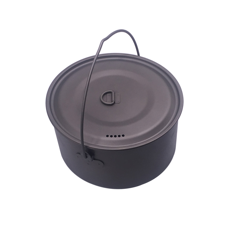 FLAME'S العقيدة 1100 مللي 1950 - مراجعة Camping Cooking Pots And Pans Set وسعره