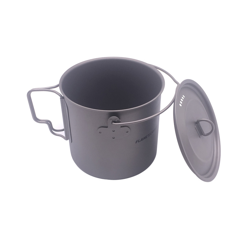 FLAME'S العقيدة 1100 مللي 1950 - مراجعة Camping Cooking Pots And Pans Set وسعره