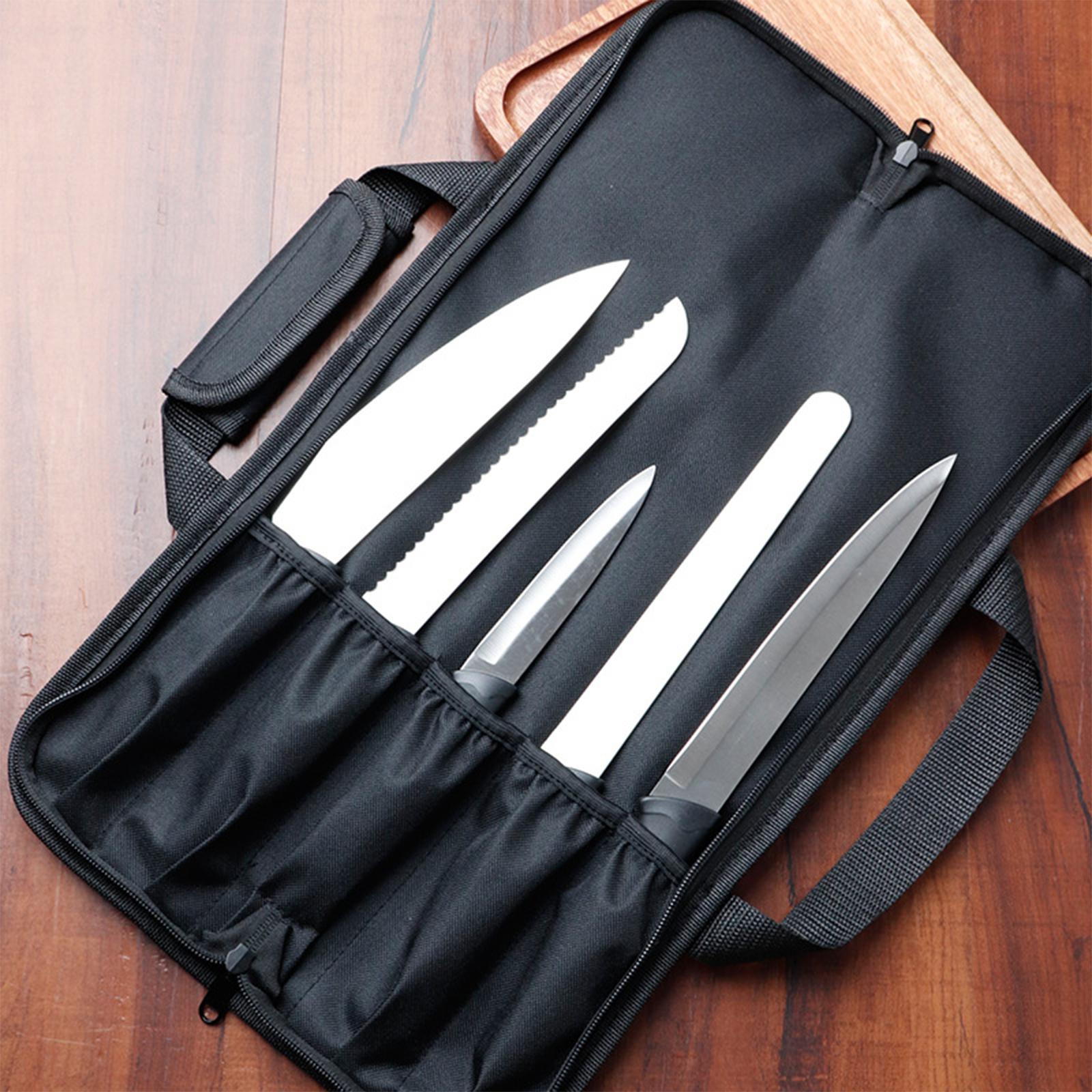 حقيبة تخزين سكاكين الشيف من أك - مراجعة Camping Cooking Utensil Roll وسعره