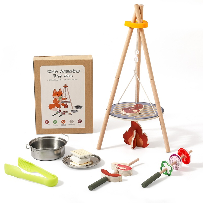 مجموعة ألعاب التخييم والشواء ا - مراجعة Camping Cooking Kids وسعره