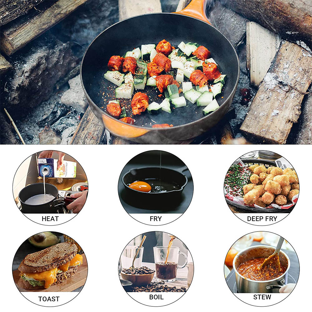 مجموعة طهي محمولة خارجية لـ 3- - مراجعة Camping Cooking Pots And Pans Set وسعره