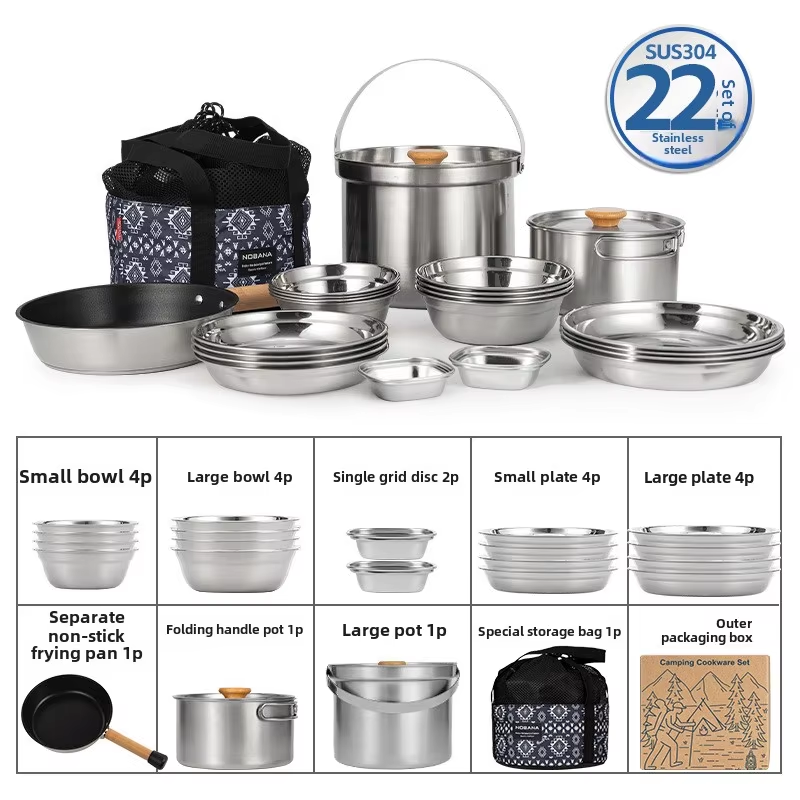 NOBANA أحدث في الهواء الطلق أو - مراجعة Camping Cooking Gadgets وسعره