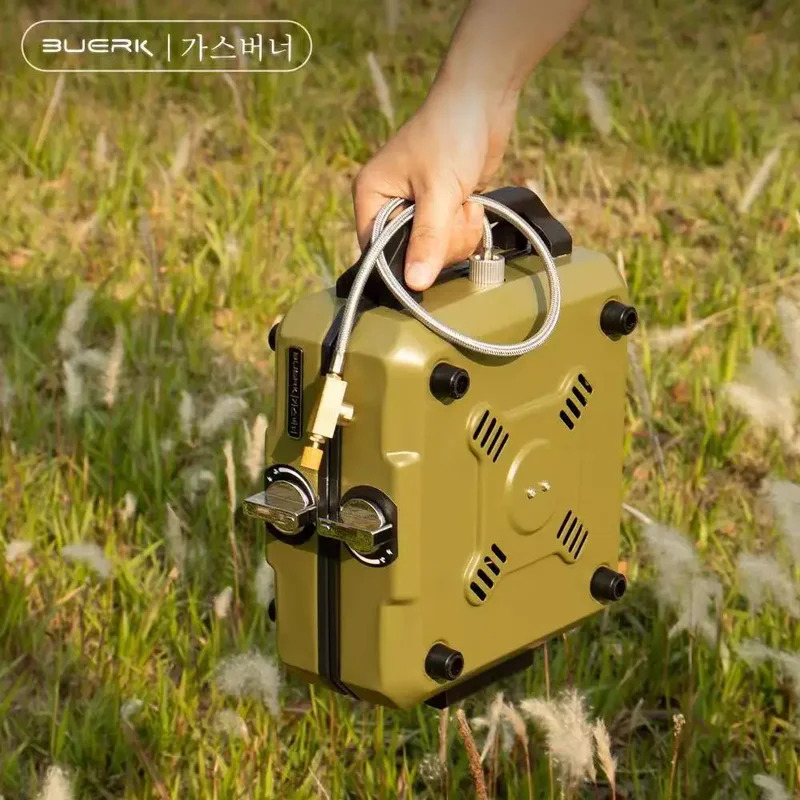 بويرك موقد للتخييم موقد مزدوج  - مراجعة Camping Double Cooking Stove وسعره