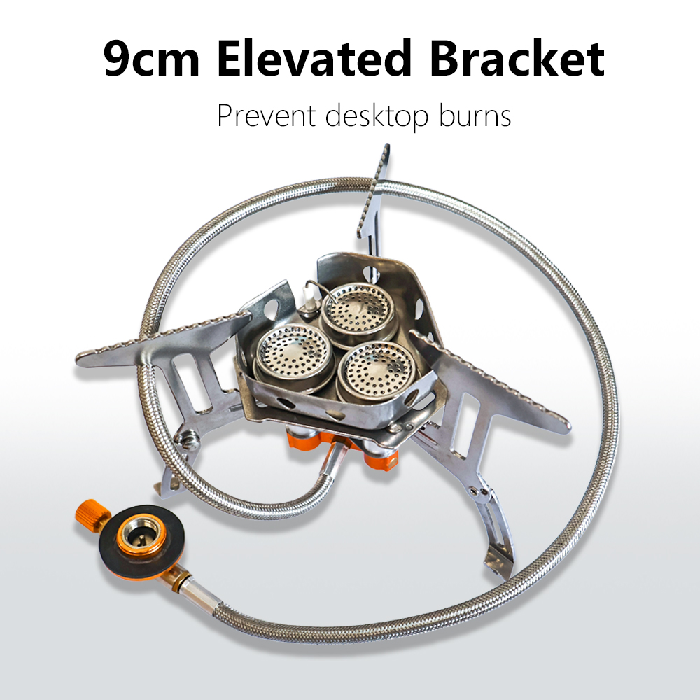 TARKA موقد غاز للتخييم 5800 وا - مراجعة Cooking On Camping Stove وسعره