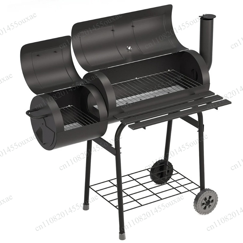 شواية فحم كبيرة ذات وجهين، سمي - مراجعة Camping Double Cooking Stove وسعره