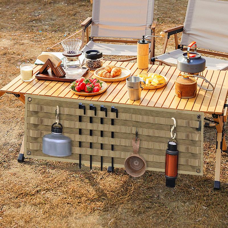 منظم مظلة التخييم ، أواني الطب - مراجعة Camping Cooking Utensil Roll وسعره