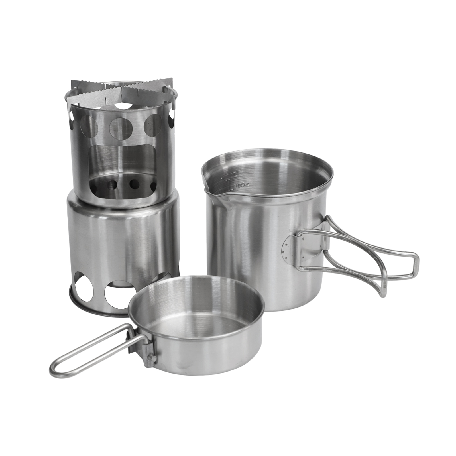 أواني طهي للتخييم، موقد الحطب  - مراجعة Camping Cooking Materials وسعره