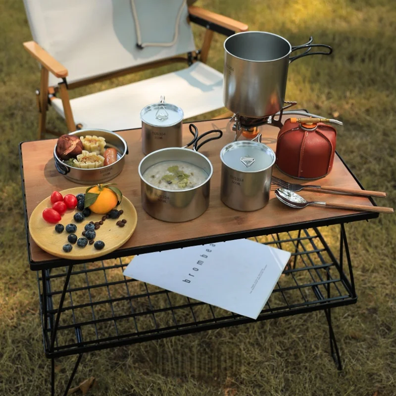 2026 مجموعة أدوات طهي للتخييم  - مراجعة Camping Cooking Pots And Pans Set وسعره