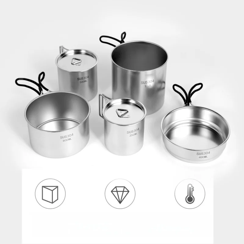 2026 مجموعة أدوات طهي للتخييم  - مراجعة Camping Cooking Pots And Pans Set وسعره