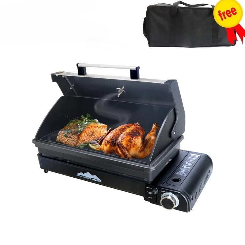 شواية محمولة متعددة الاستخداما - مراجعة Camping Cooking Gas Stove Portable Tool وسعره