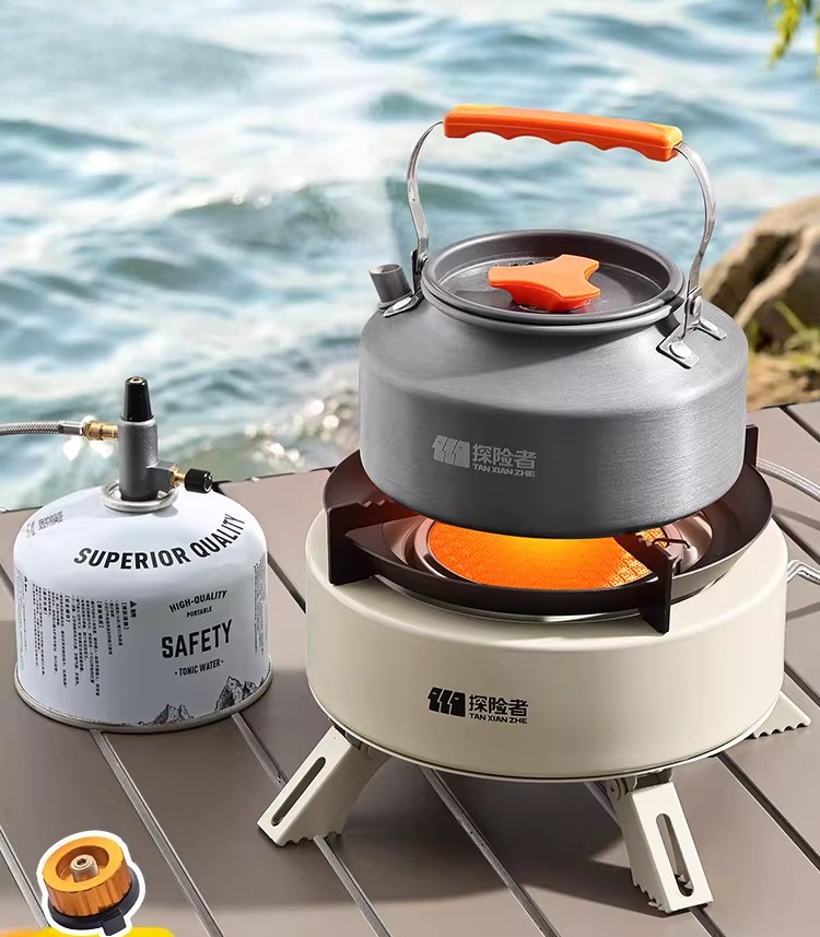 موقد غاز محمول قابل للفصل للتخ - مراجعة Camping Cooking Gas Stove Portable Tool وسعره