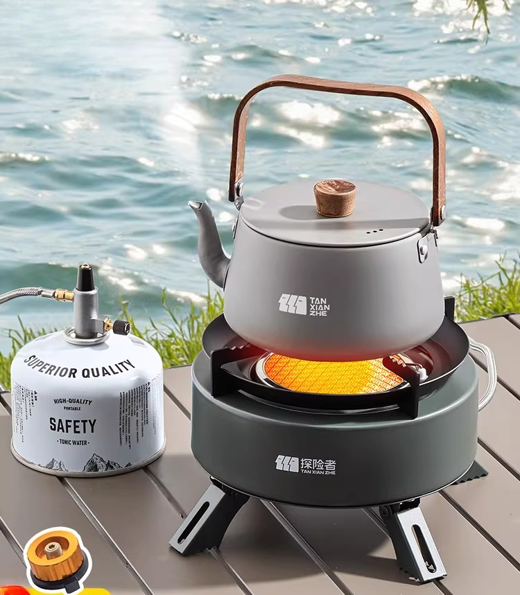 موقد غاز محمول قابل للفصل للتخ - مراجعة Camping Cooking Gas Stove Portable Tool وسعره