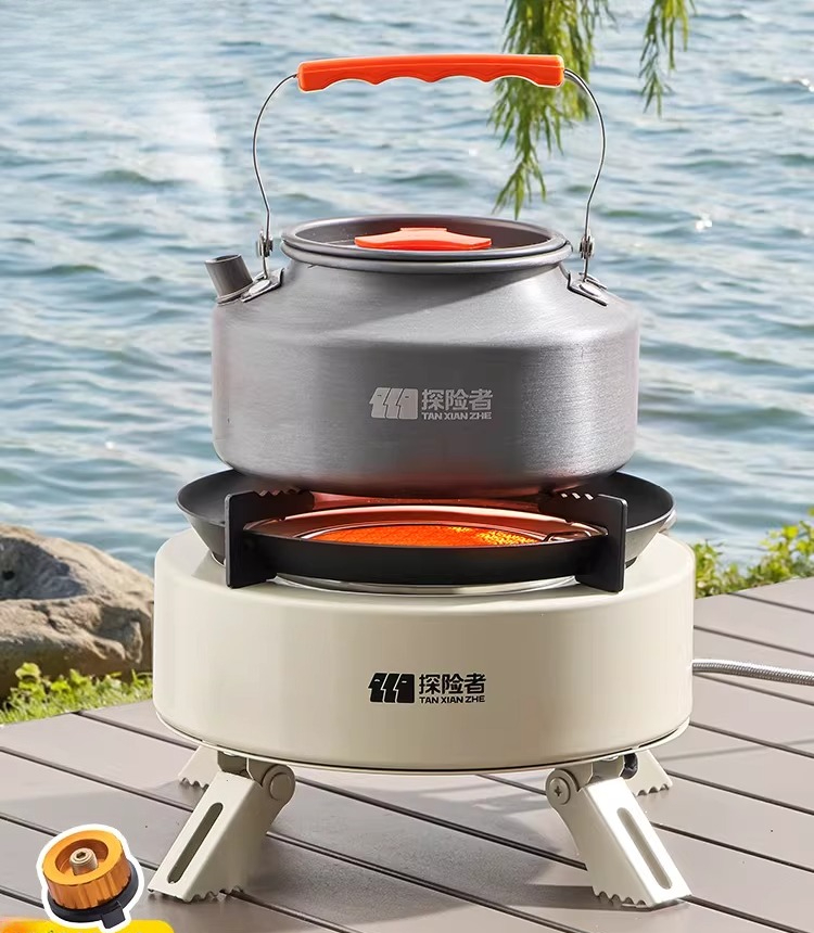 موقد غاز محمول قابل للفصل للتخ - مراجعة Camping Cooking Gas Stove Portable Tool وسعره