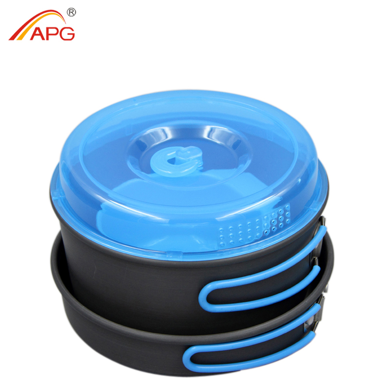 تجهيزات المطابخ التخييم الظهر  - مراجعة Camping Cooking Pots And Pans Set وسعره