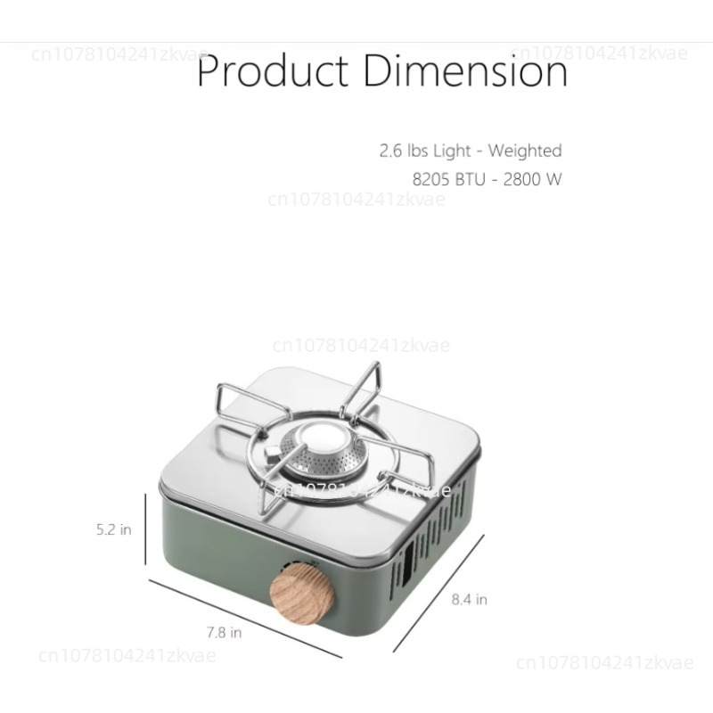 موقد تخييم البيوتان مع حقيبة م - مراجعة Camping Cooking Gas Stove Portable Tool وسعره
